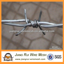 galvanized double twist barbed wire(China manufacturer)